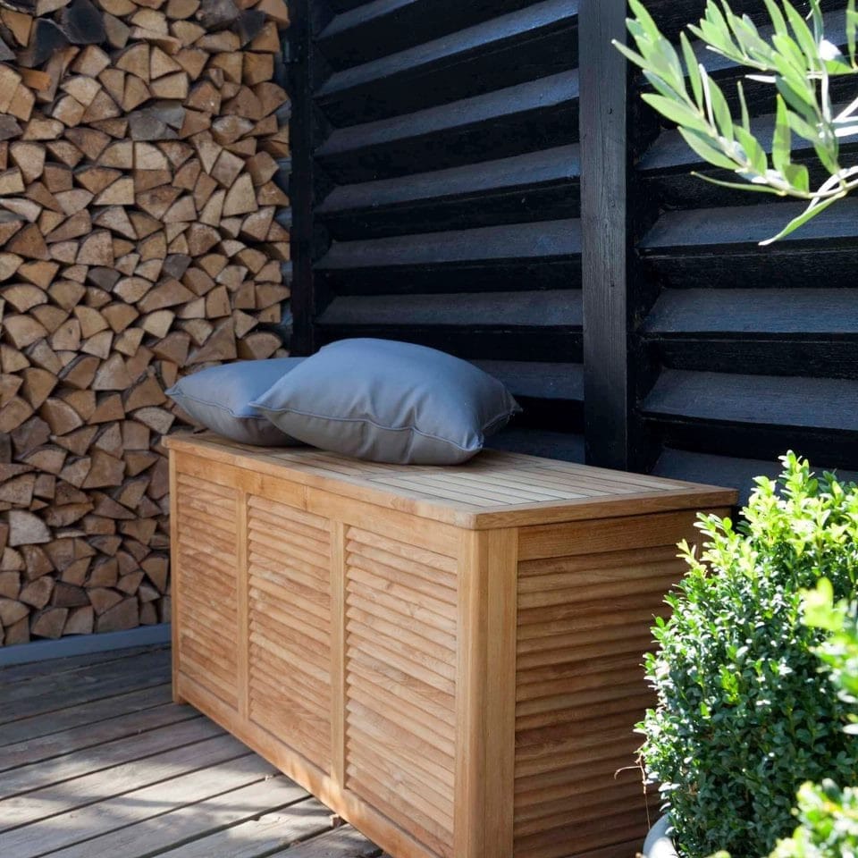 Cinas Classic Coffre de rangement 130x50cm H:60cm teck