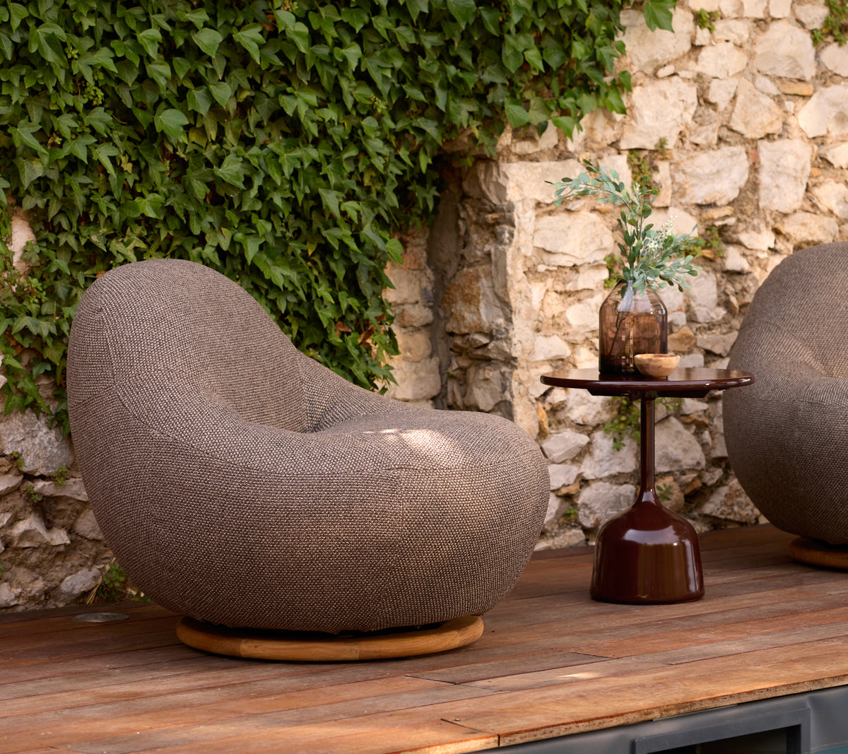 Cane-line Gem Chaise Lounge tournant à 360° (54005)