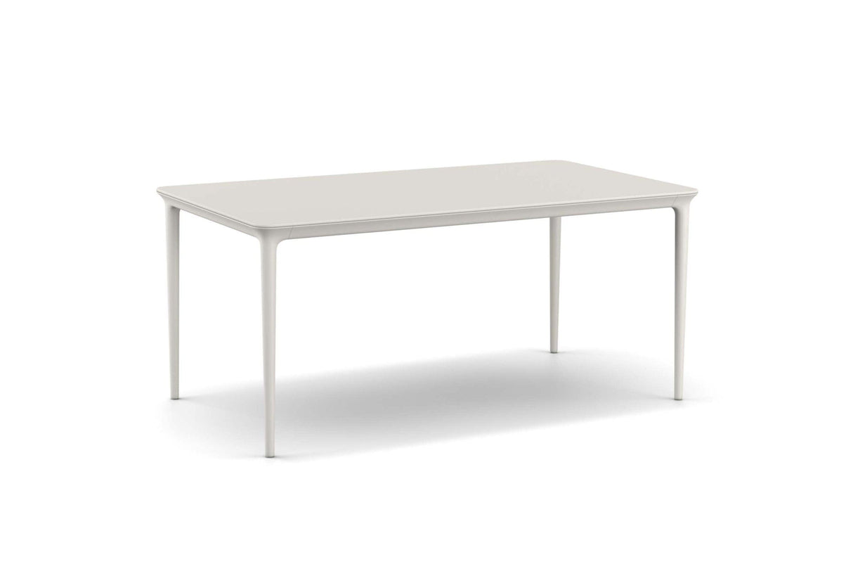 Dedon Bellmonde Table repas M, 170x95cm, avec plateau HPL Lipari 304 - HPL Solid Lipari 310