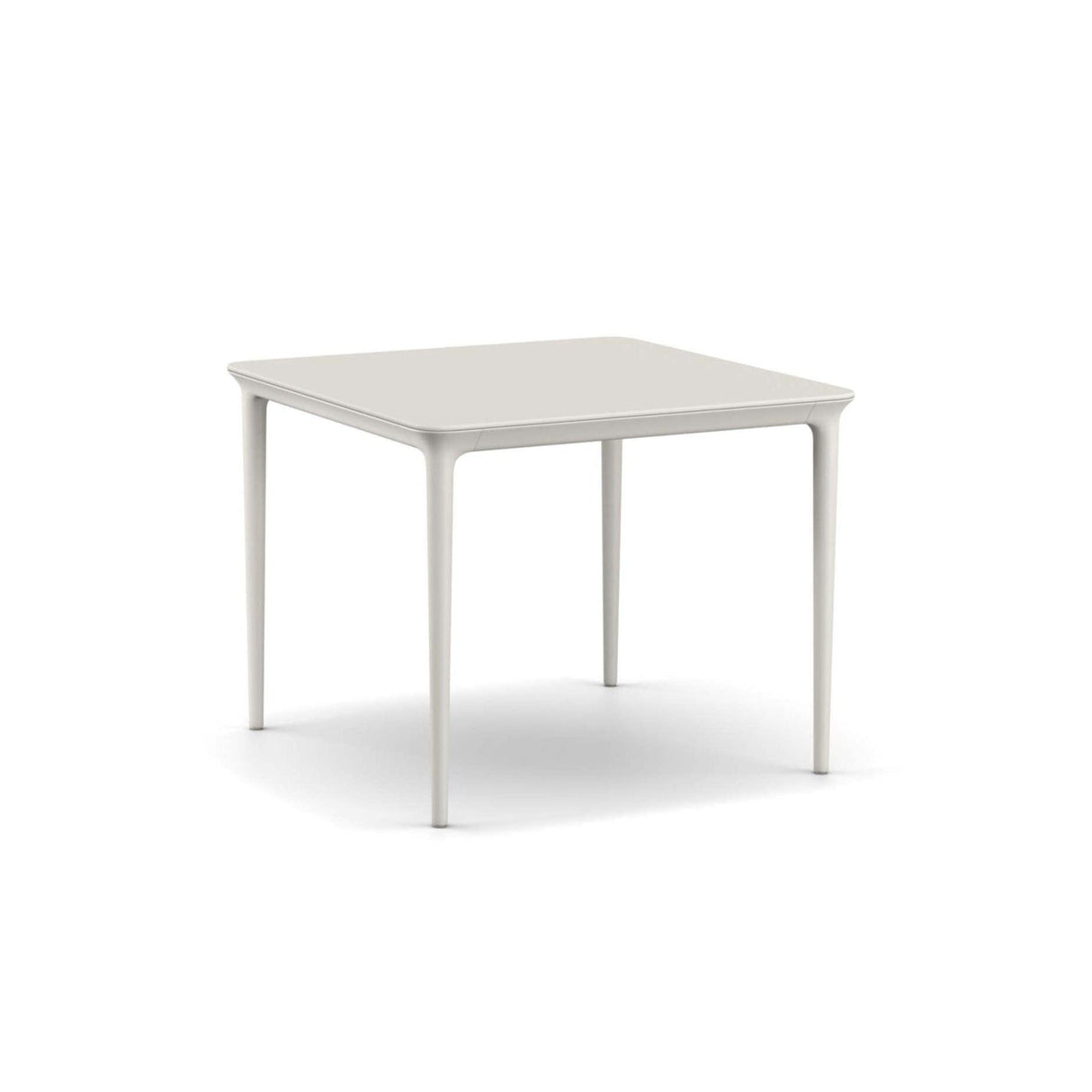 Dedon Bellmonde Table repas S, 95x95cm, avec plateau HPL Lipari 304 - Solid Lipari 310