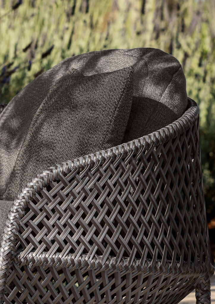 Dedon Ahnda Lounge chair, coussins non inclus