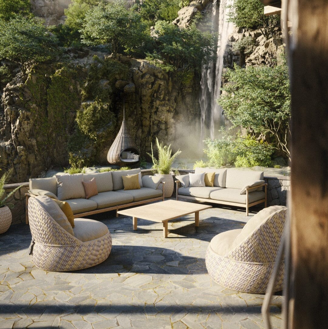 Dedon Dala Lounge chair, coussins en sus