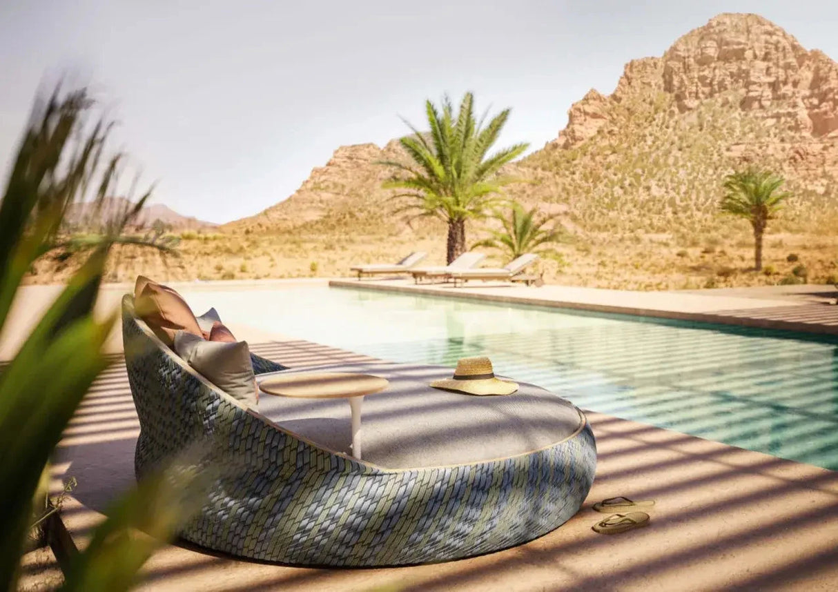 Dedon Dala Loveseat, coussins en sus