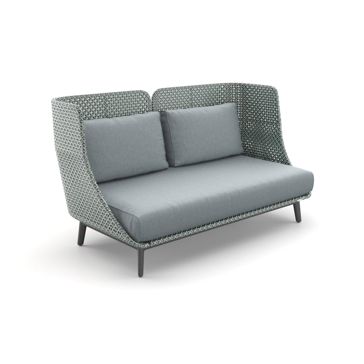 Dedon Mbarq 3-seater / Canapé 3 places high backrest, Coussins non inclus Baltic 141 / Nori 133