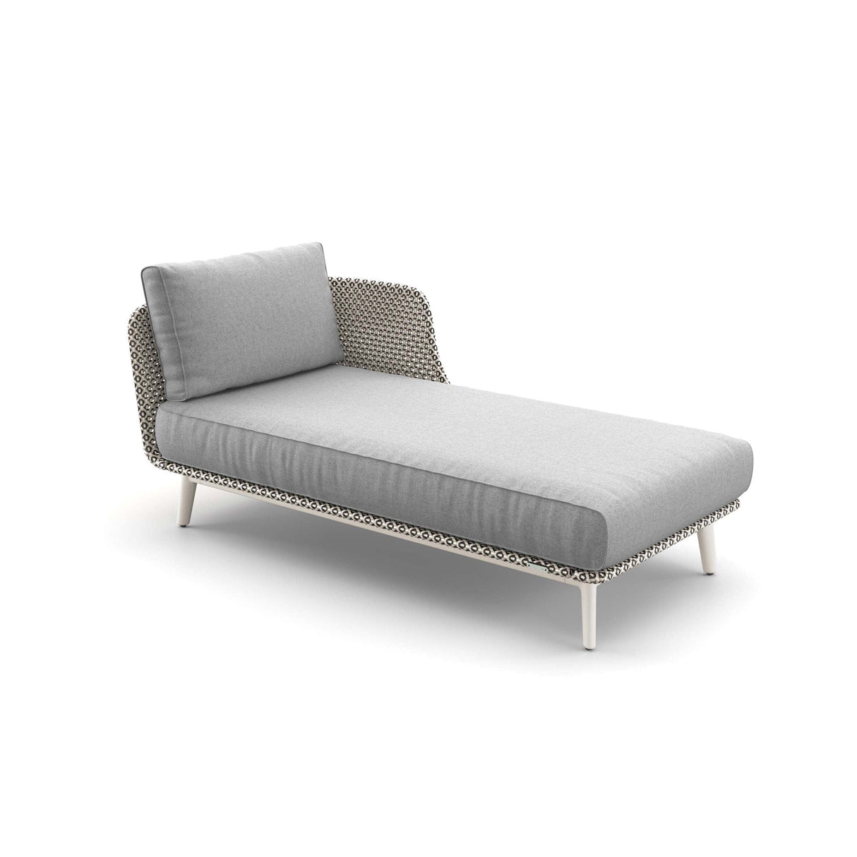 Dedon Mbarq Daybed Left, Coussins non inclus Pepper 115