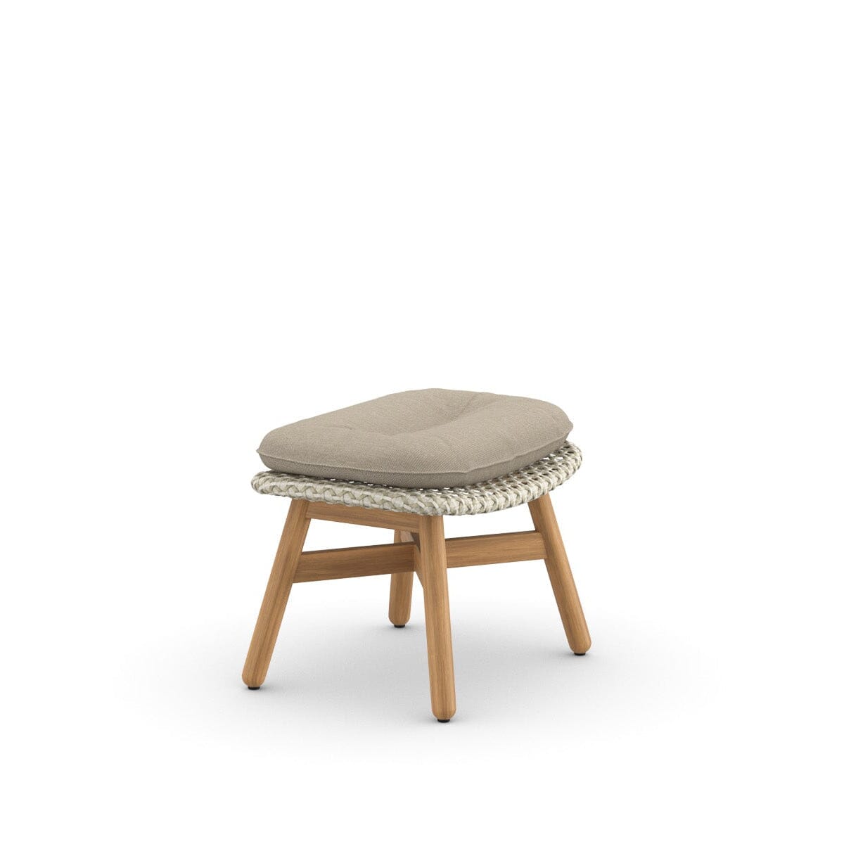 Dedon Mbrace FootStool / Tabouret / Repose-pieds, Coussin en sus Sea Salt 140