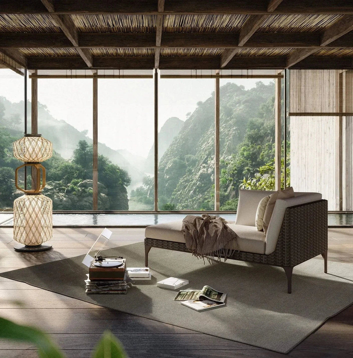 Dedon Mu Daybed Right, Coussins en sus