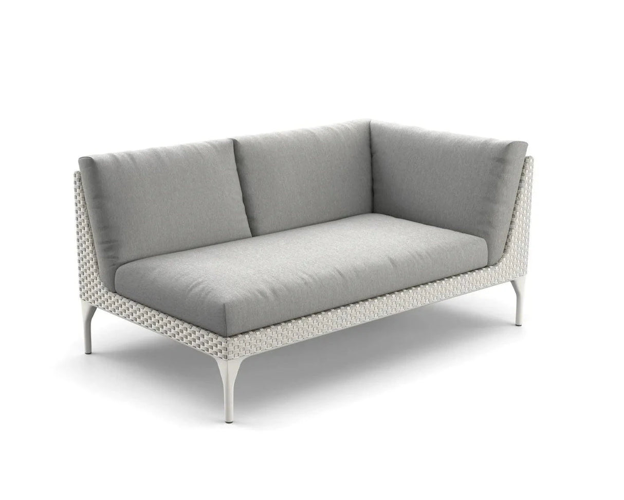 Dedon Mu Left Module, Coussins en sus Mystique Dusk Lipari 216