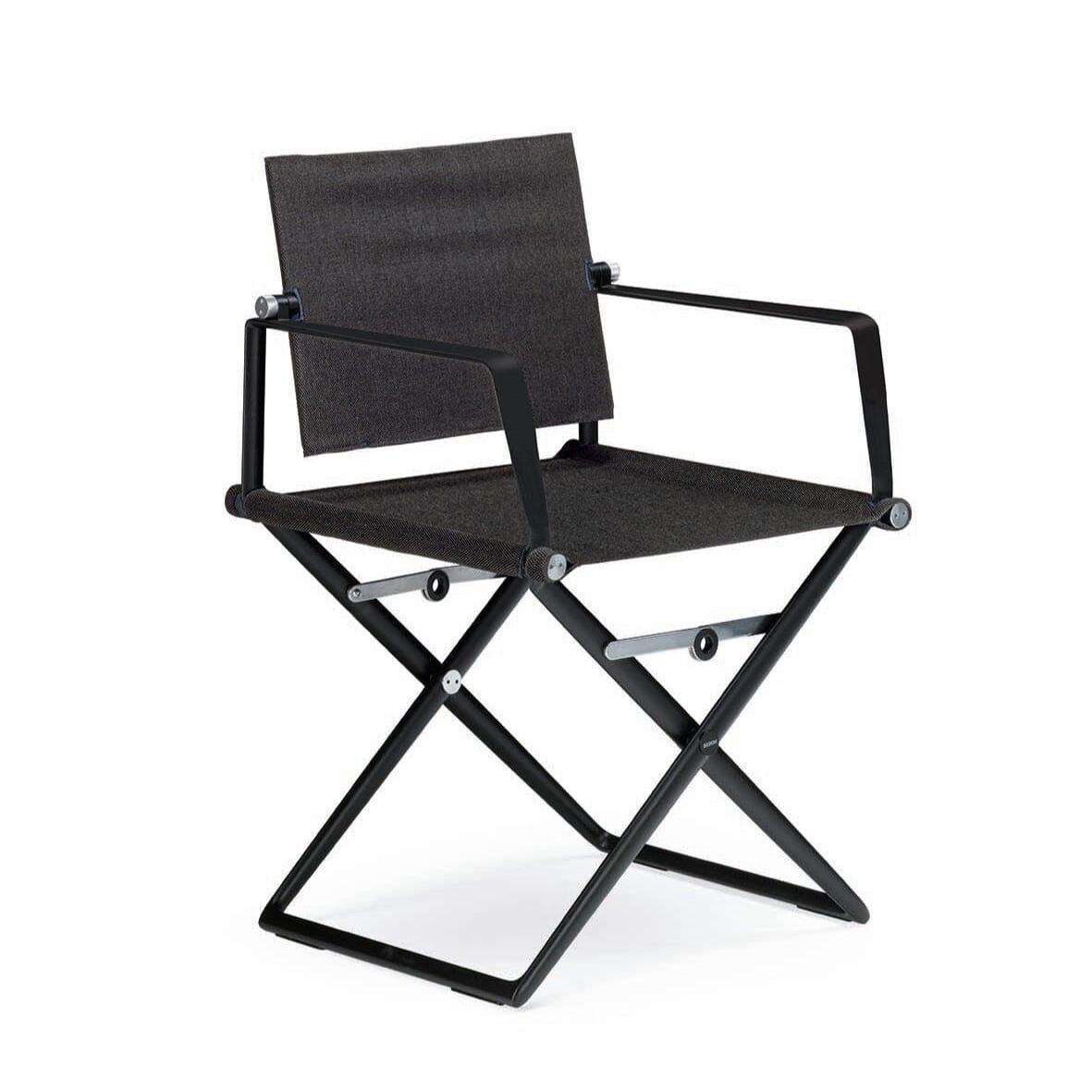 Dedon Seax Fauteuil repas Black Pepper 317 - Sail Shade 627