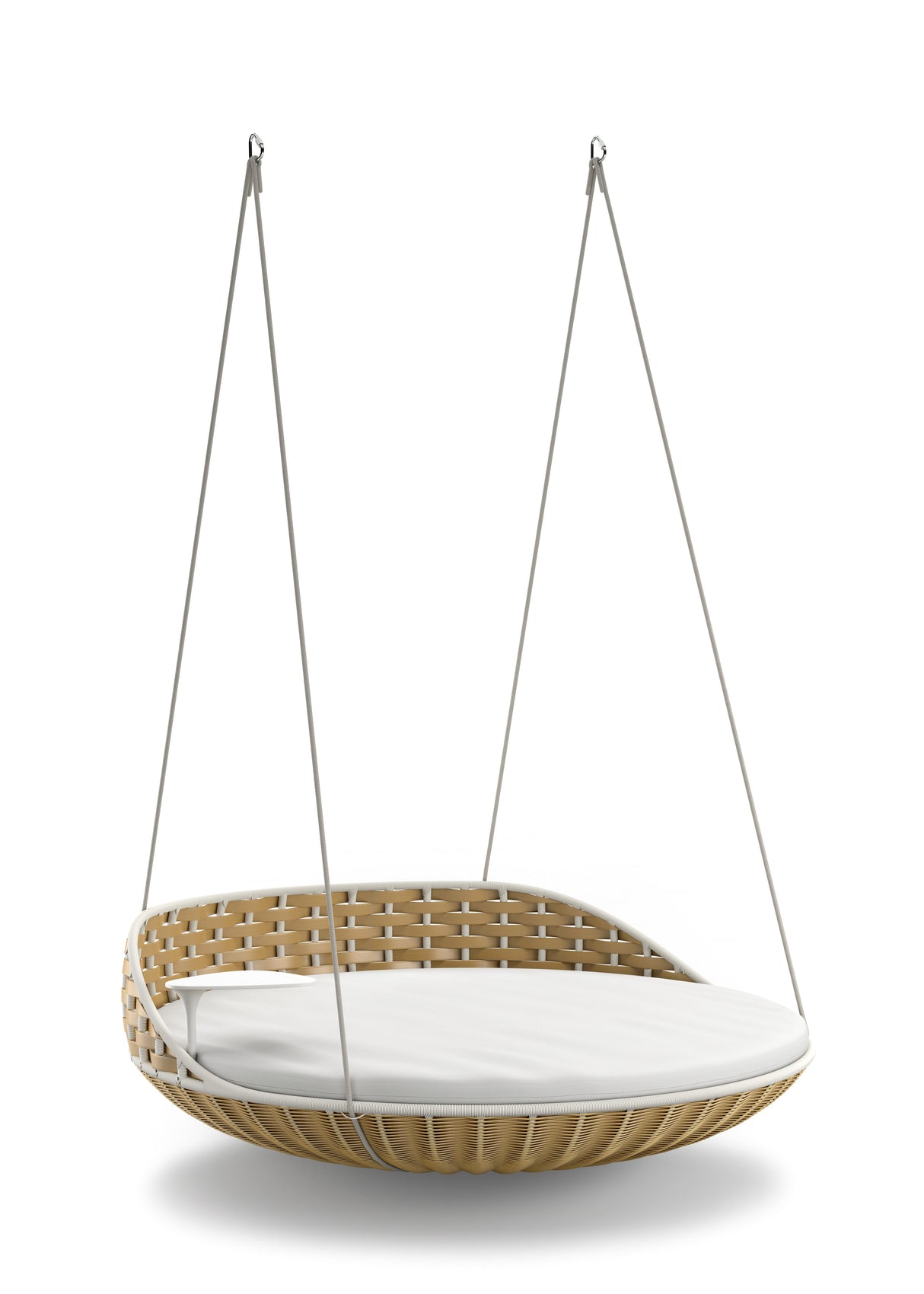 Dedon Swingrest Hanging Lounger, coussins en sus Natural 002