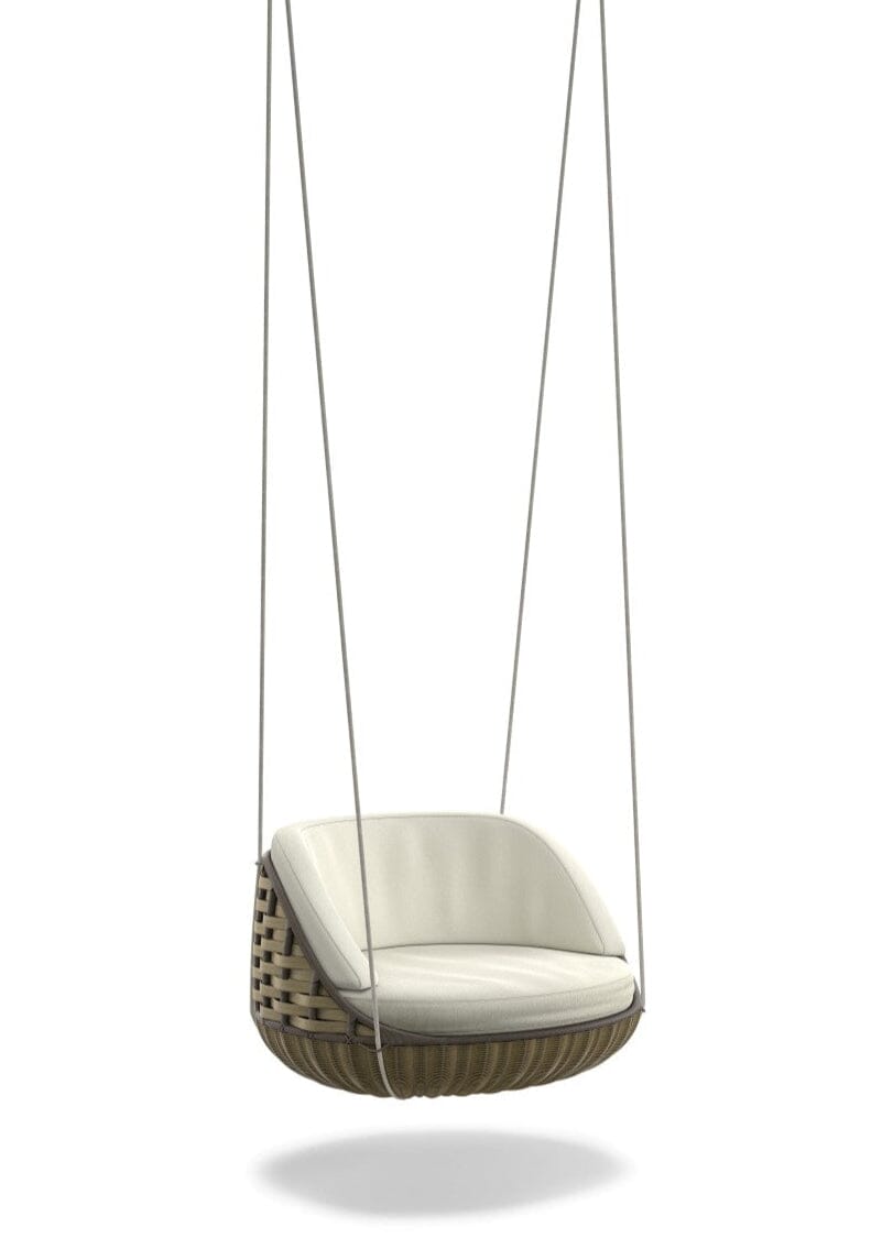 Dedon Swingrest SwingMe Lounge chair, Coussins en sus Olive 730