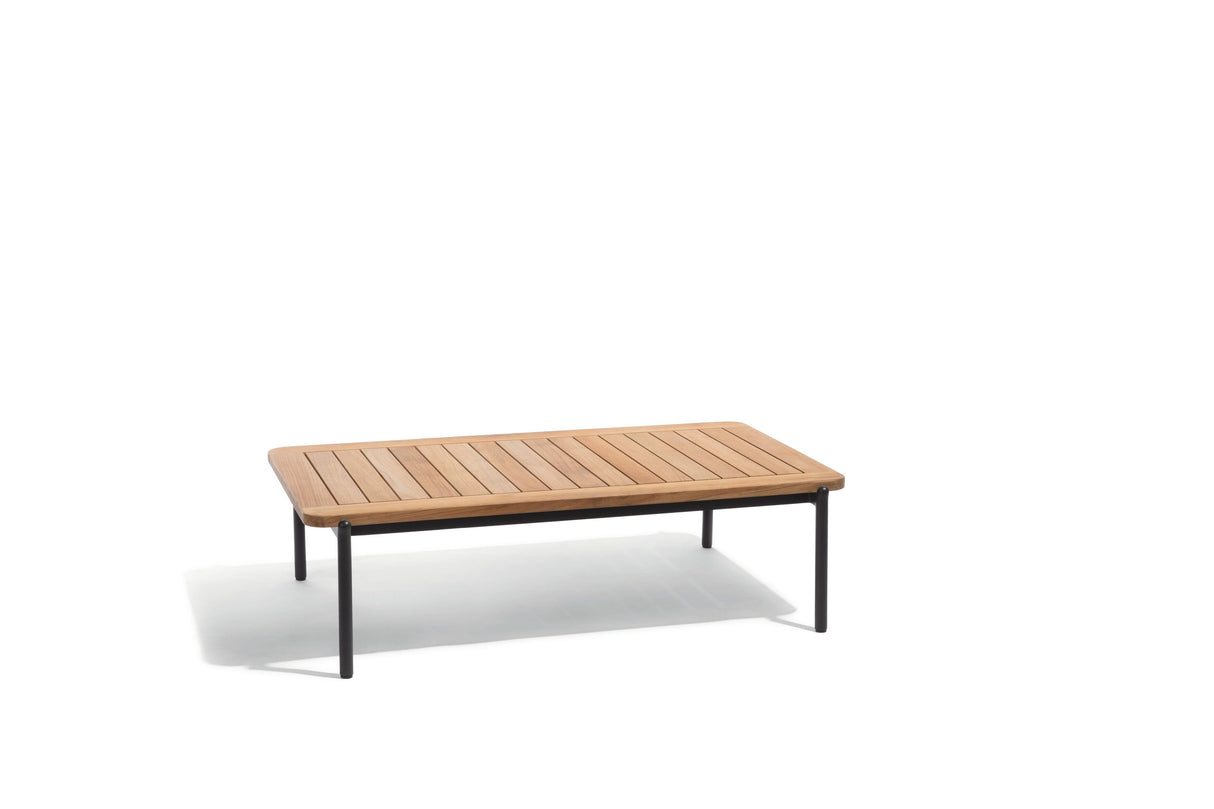 Diphano Omer Table basse S (120x75cm) Lava AF10 + Teck Naturel