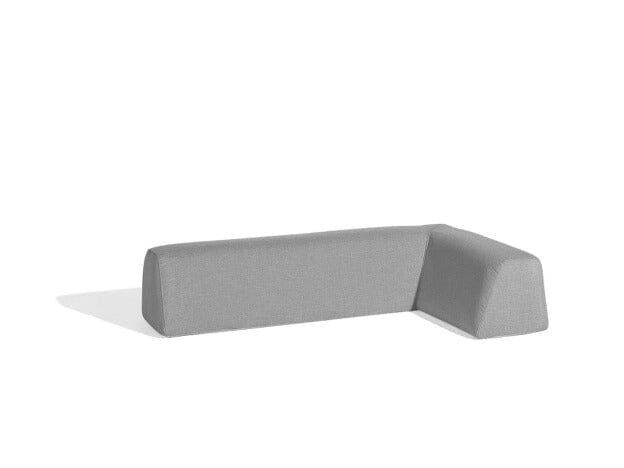 Diphano Sunset Dossier Left Corner Amovible Tissu Greige C706