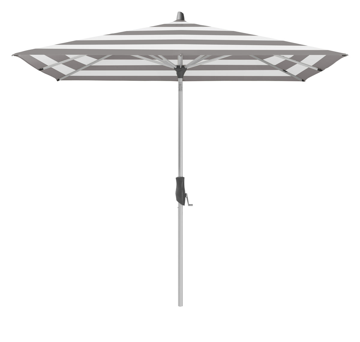 Glatz Parasol ALU-TWIST carre Cat.5 570 Steel Stripe