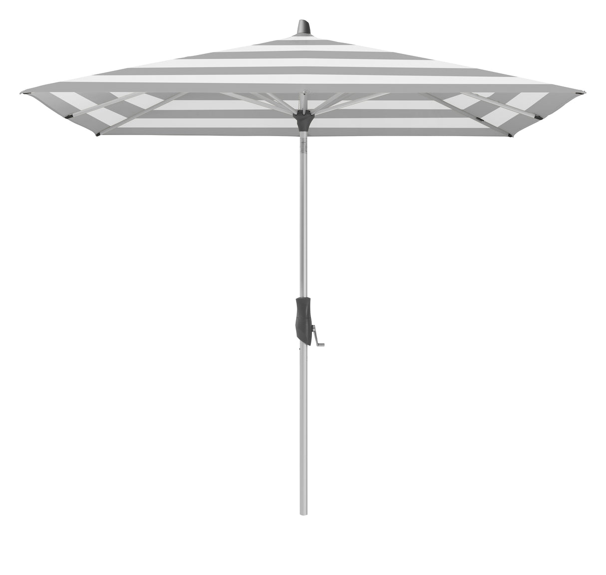 Glatz Parasol ALU-TWIST carre Cat.5 555 Grey Stripe