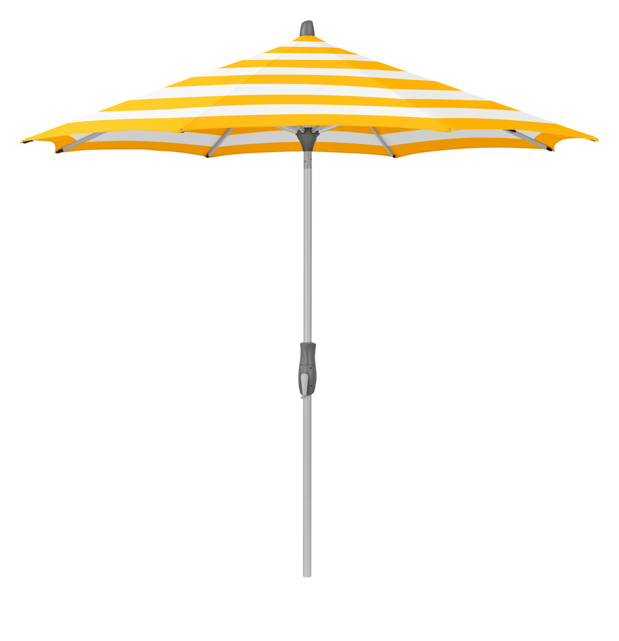 Glatz Parasol ALU-TWIST rond Cat.5 624 Yellow Stripe