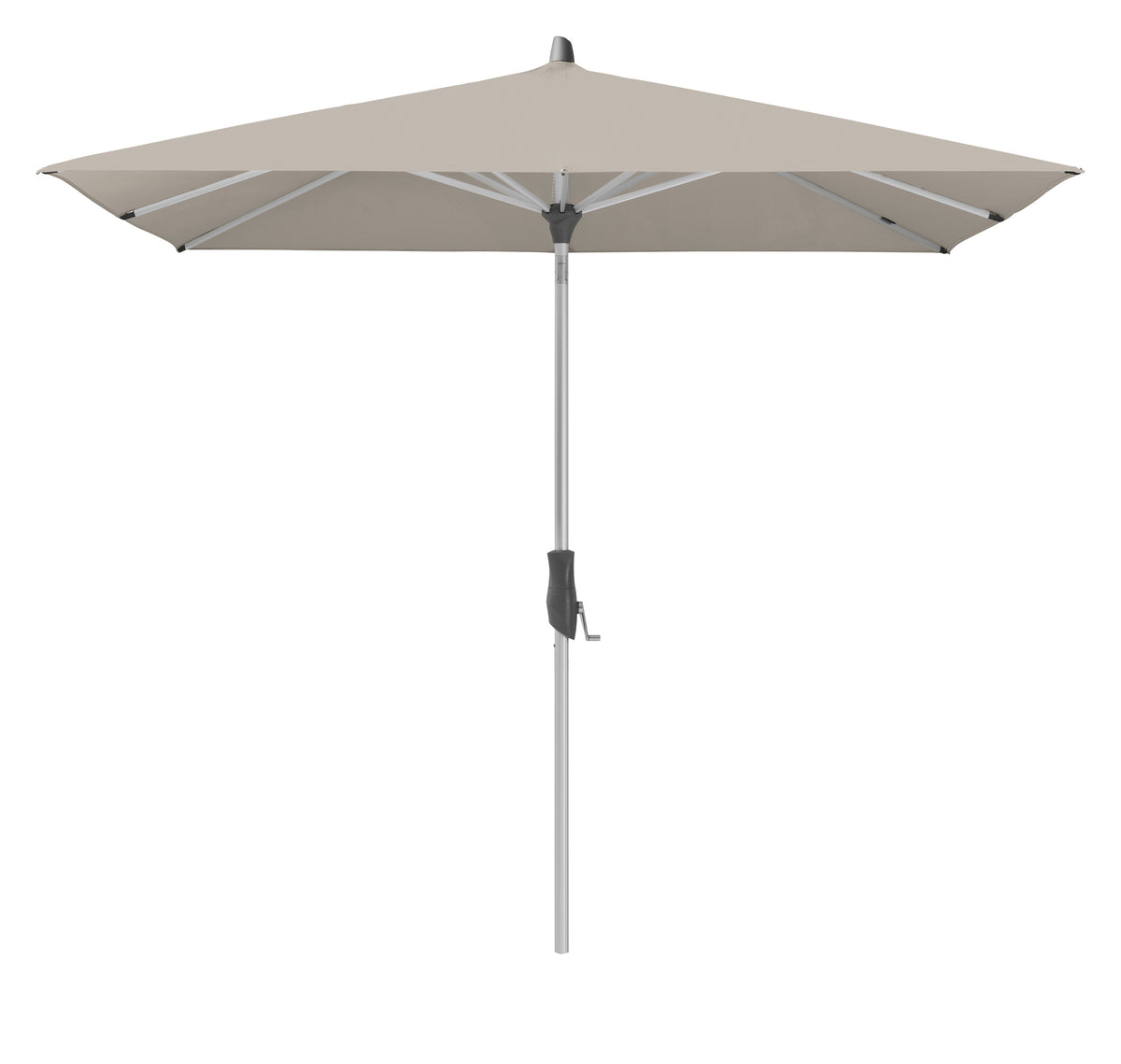 Glatz Parasol ALU-TWIST carre Cat.5 686 Urban Clay
