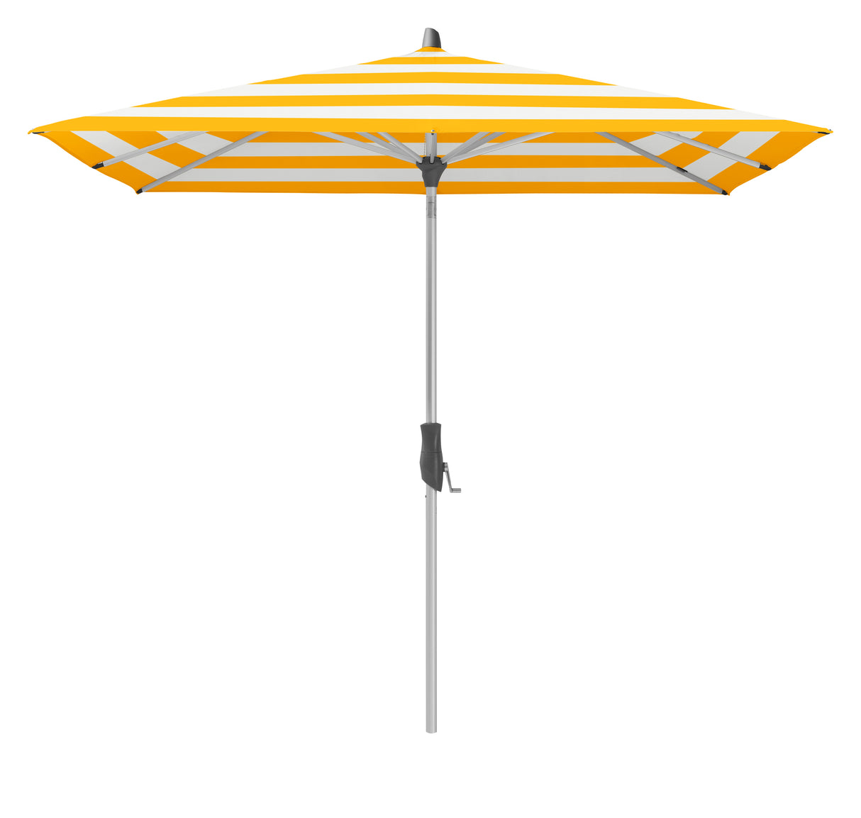 Glatz Parasol ALU-TWIST carre Cat.5 624 Yellow Stripe