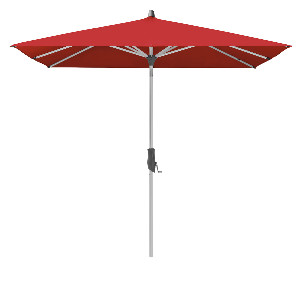 Glatz Parasol ALU-TWIST carre Cat.5 801 Campari