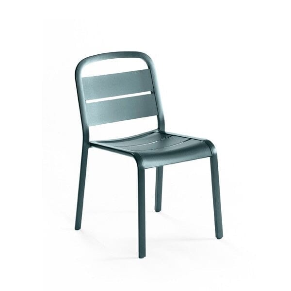 Ego Paris Marumi Chaise repas empilable Alu