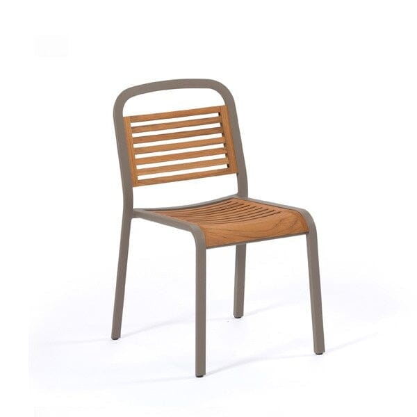 Ego Paris Marumi Chaise repas empilable Teck