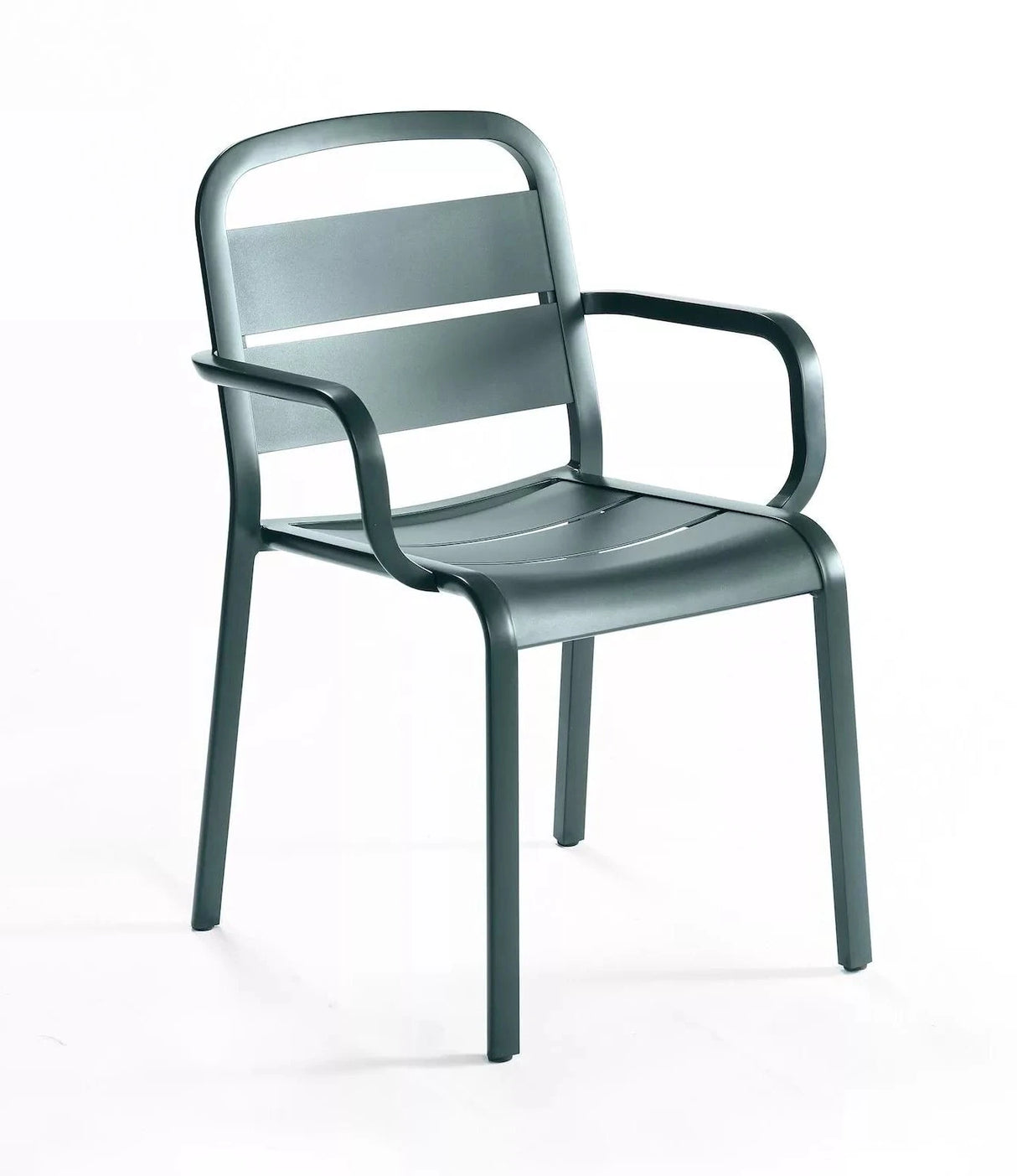 Ego Paris Marumi Fauteuil repas empilable Alu