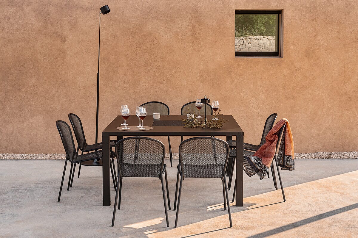 Emu 1038 Quadro Table repas 141x141cm, insert en sus