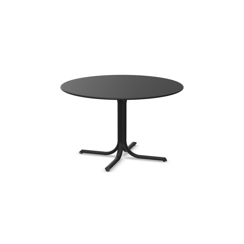 Emu 1156 Table Système Table Fixe ronde Ø117cm Bords arrondis Black 24