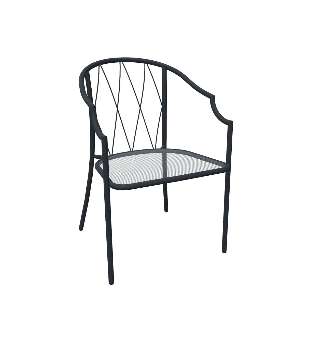 Emu 1201 Como Fauteuil bas dossier Antique Iron 22