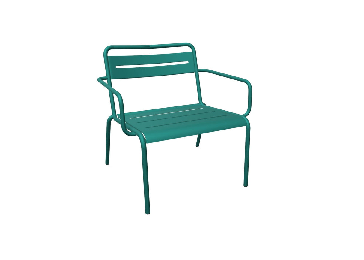 Emu 1363 Star Fauteuil Club Lounge Alu Ocean Green 88