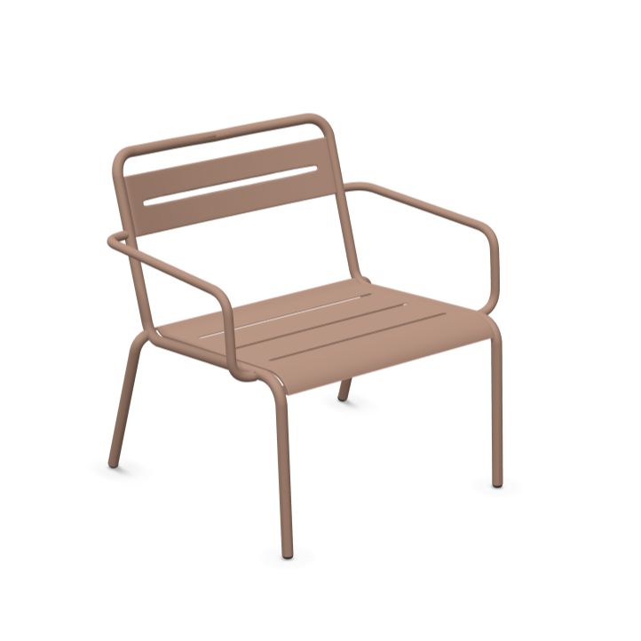 Emu 165 Star Fauteuil Club Lounge Acier Magnolia Pink 33