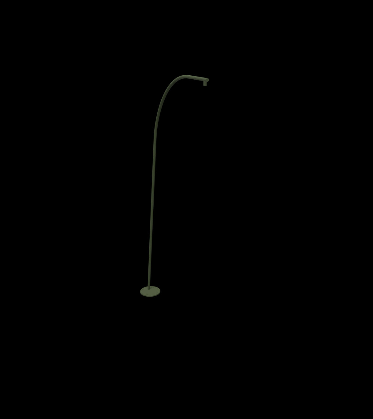 Emu 2004A Cone Lampe sur Pied Military Green 17