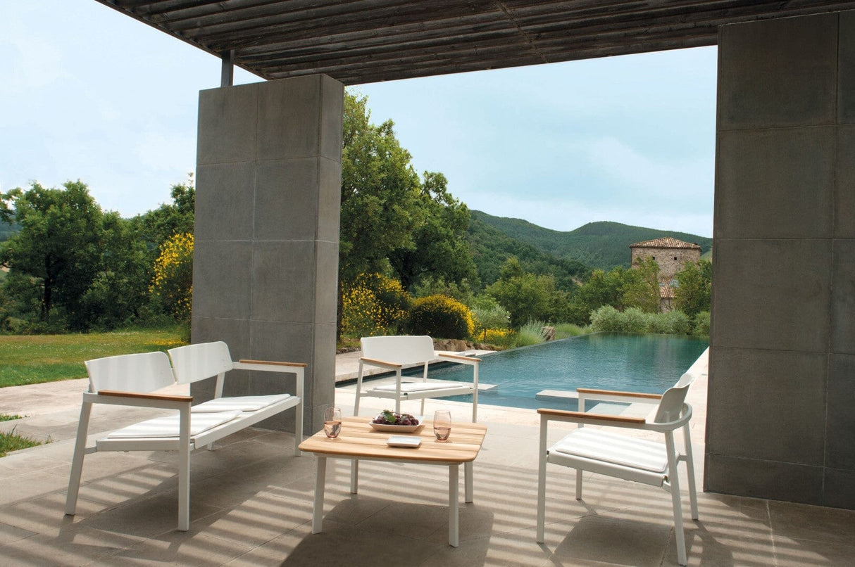 Emu 249 Shine Fauteuil Club Lounge assise en teck