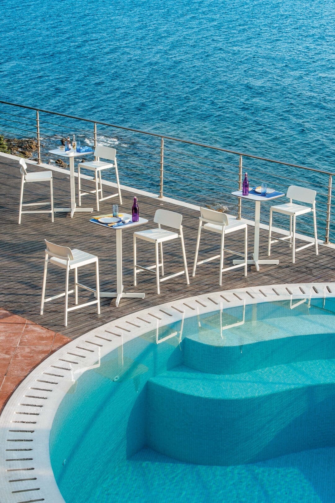 Emu 253 Shine Tabouret de bar assise en teck