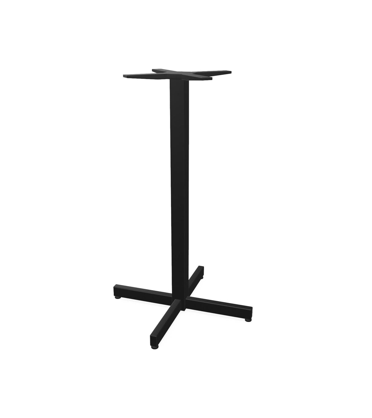 Emu 255 Shine Piètement de table de bar H=105cm - Plateau en sus Black 24