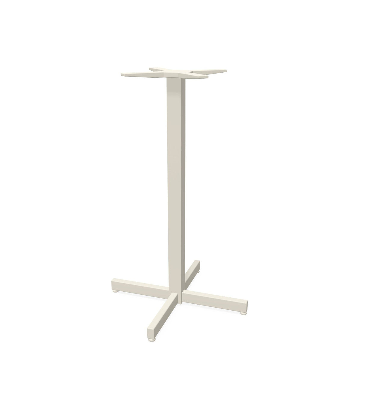 Emu 255 Shine Piètement de table de bar H=105cm - Plateau en sus Matt White 23
