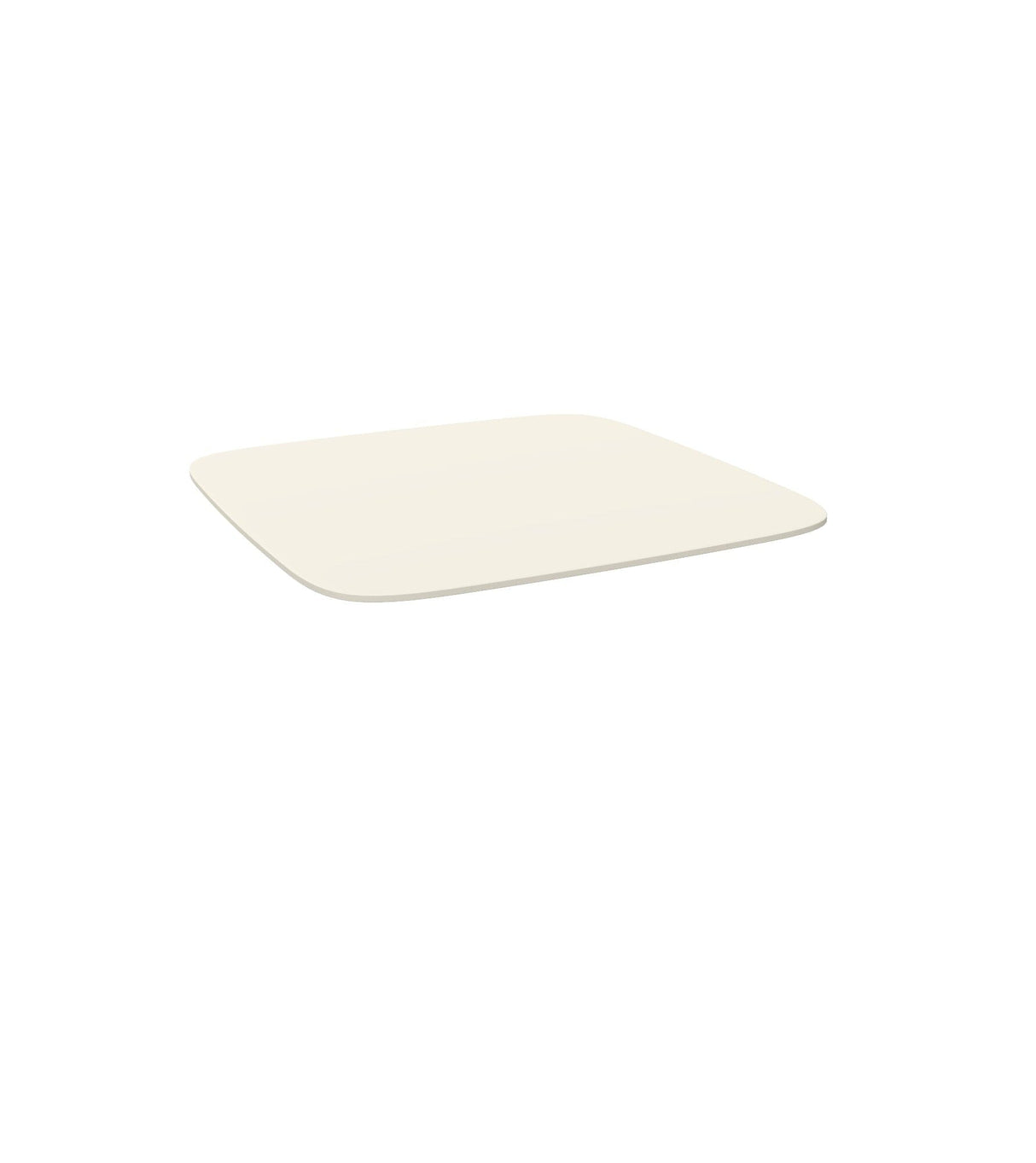 Emu 256 Shine Plateau de table HPL 79x79cm - Piétement en sus Matt White 23