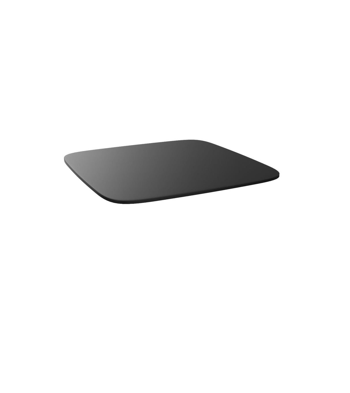Emu 258 Shine Plateau de table HPL 60x60cm - Piétement en sus Black 24