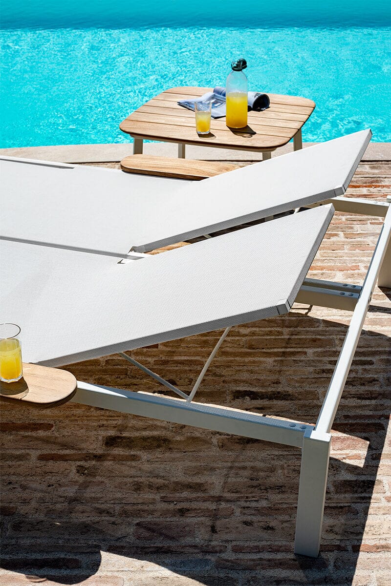 Emu 295 Shine Chaise Longue aluminium