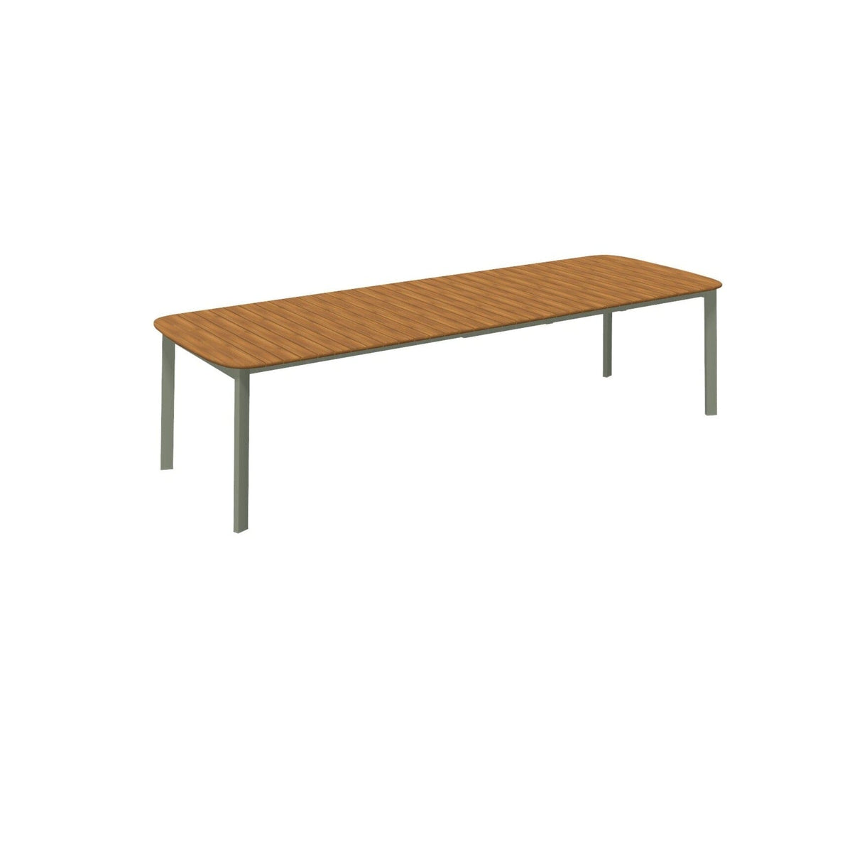 Emu 296 Shine Table repas à rallonges 180+56+56 x 100cm Grey Green 37