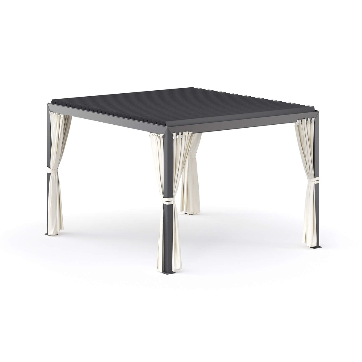 Emu 3000 Nuvola Pavillon bioclimatique électrique 4x3.5m avec leds, rideaux en sus