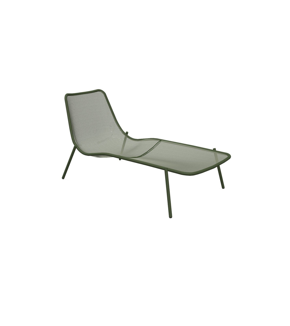 Emu 468 Round Chaise Longue Military Green 17