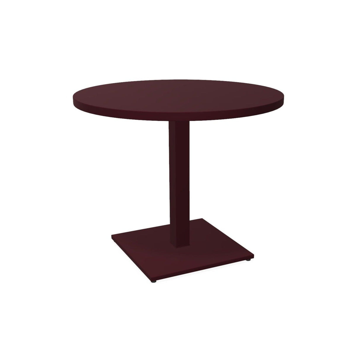 Emu 470 Round Table repas ronde Ø90cm Intense Red 46