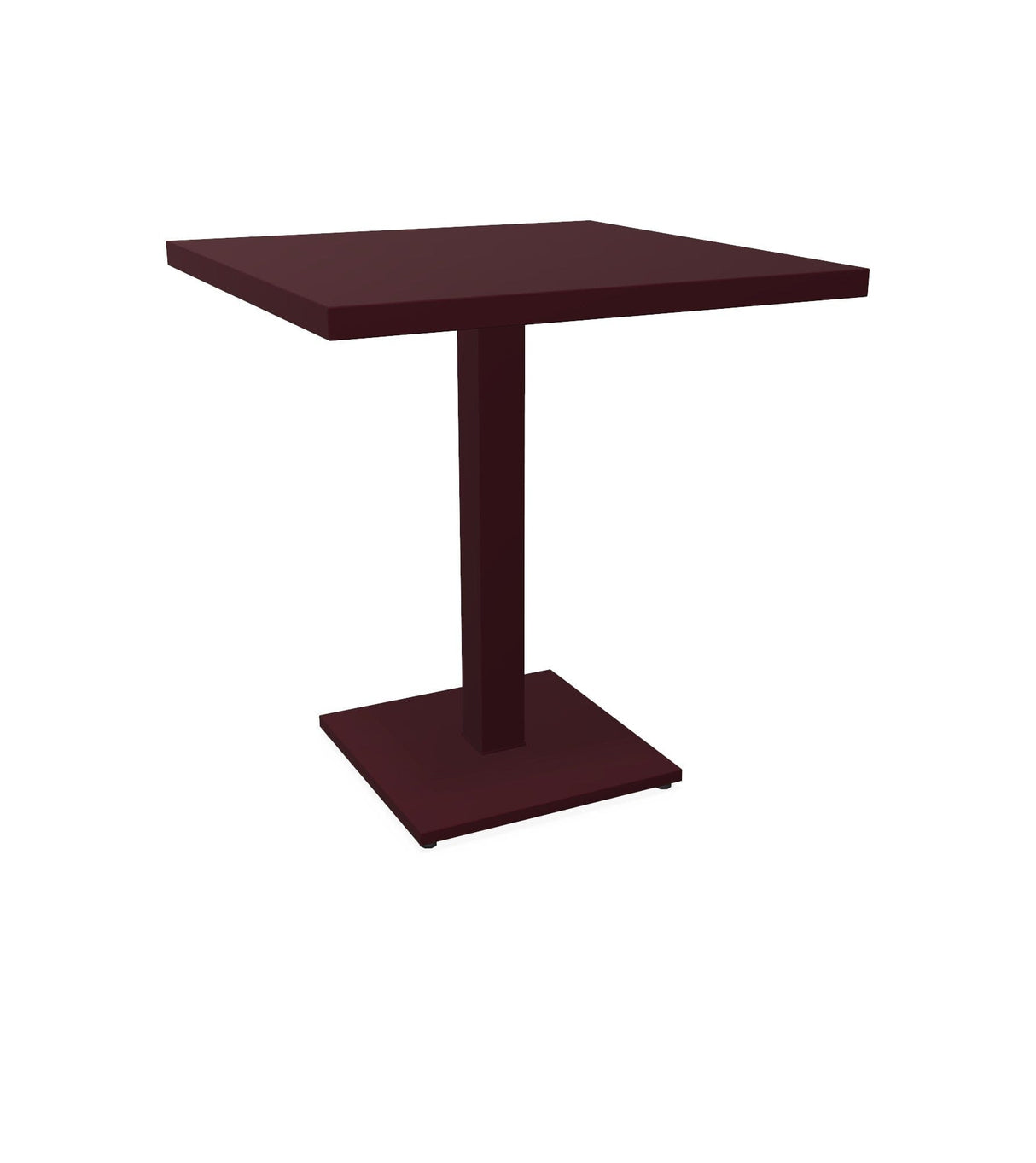 Emu 471 Round Table repas 70x70cm Intense Red 46