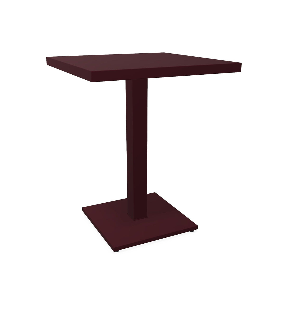 Emu 472 Round Table repas 60x60cm Intense Red 46