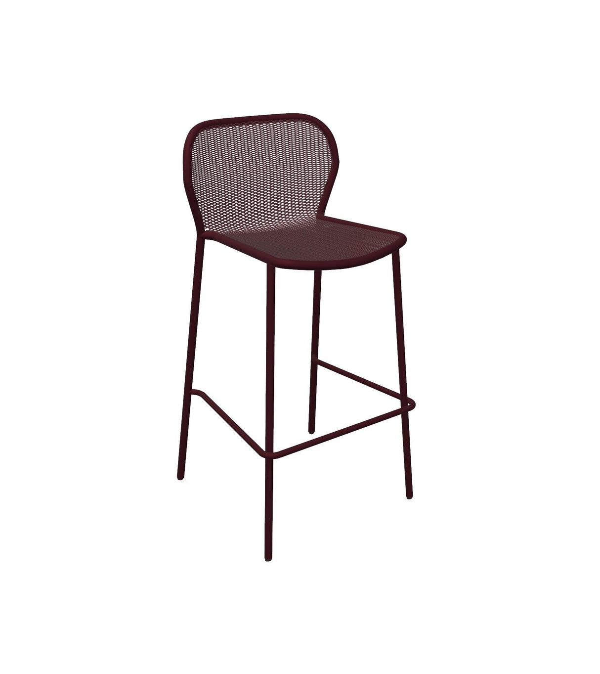 Emu 523 Darwin Tabouret de bar Intense Red 46