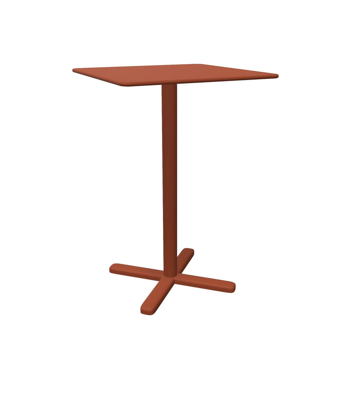 Emu 528 Darwin Table de bar Haute 70x70cm H:105cm Maple Red 26