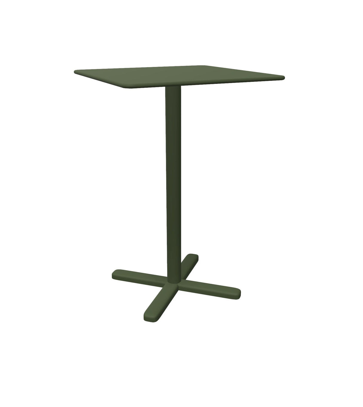 Emu 528 Darwin Table de bar Haute 70x70cm H:105cm Military Green 17