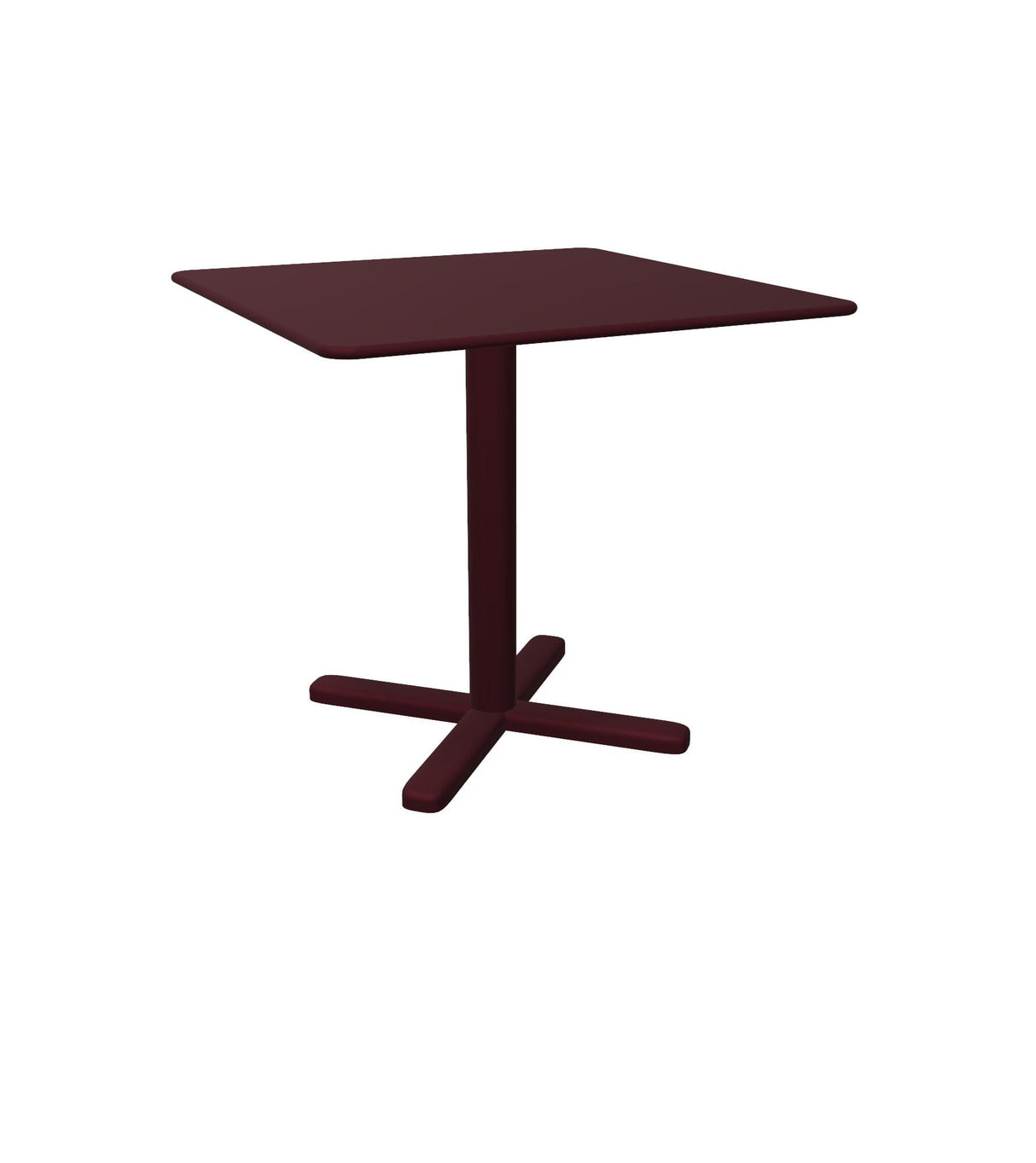 Emu 529 Darwin Table repas 80x80cm Intense Red 46