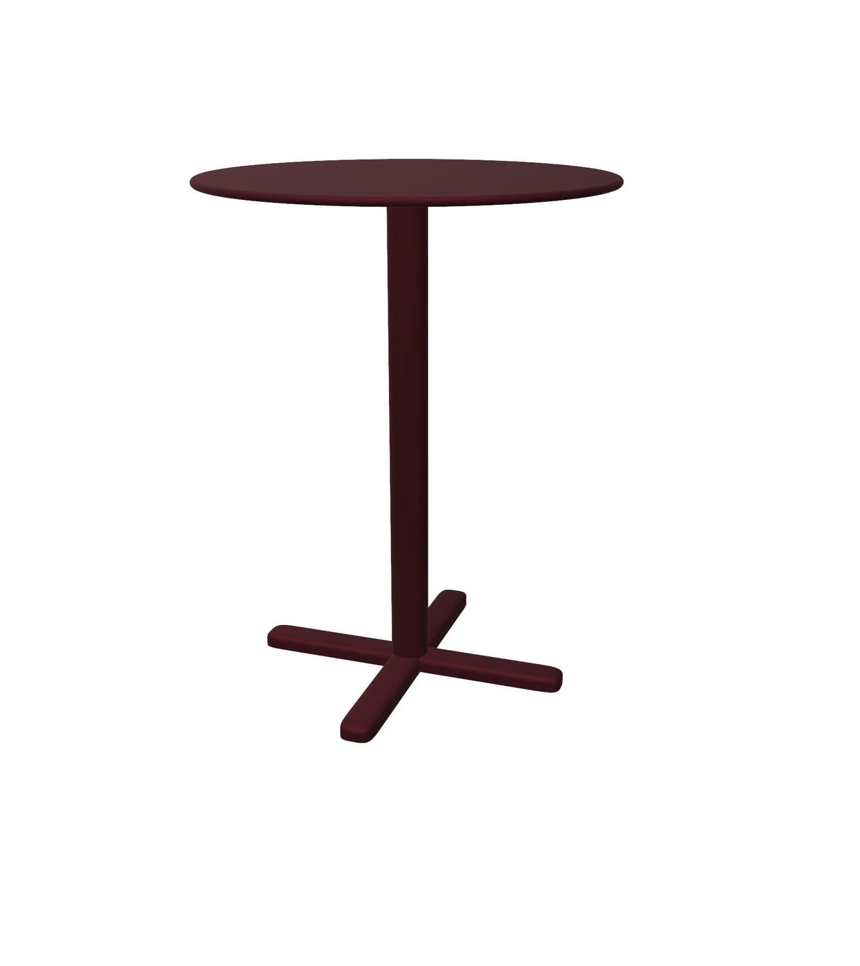 Emu 540 Darwin Table de bar Haute Ø80cm H:105cm Intense Red 46